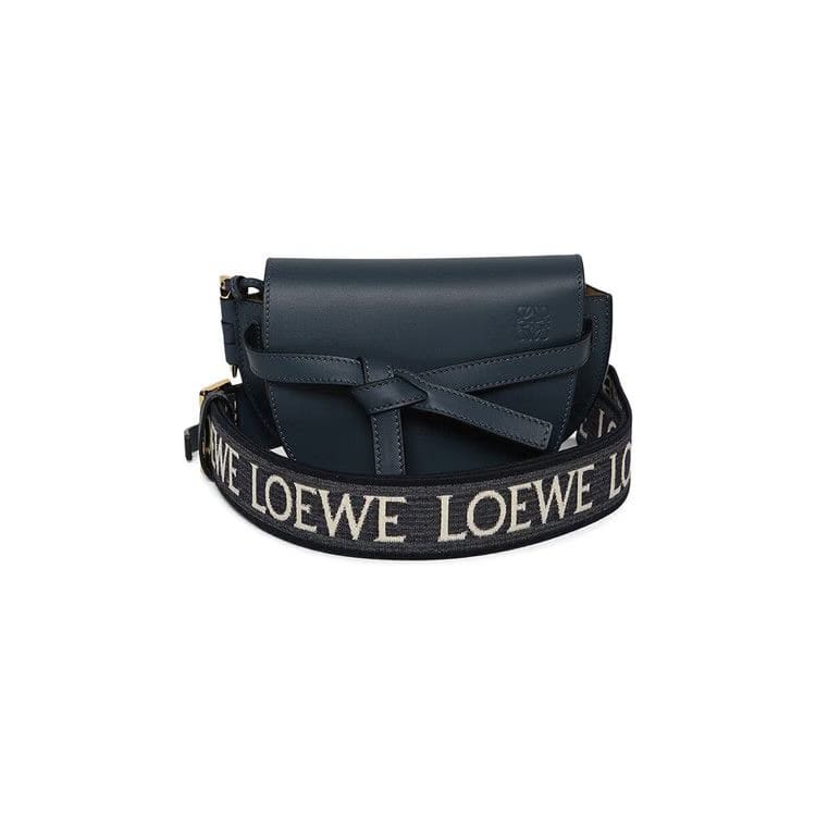 Loewe Gate Dual Mini Bag Onyx Blue