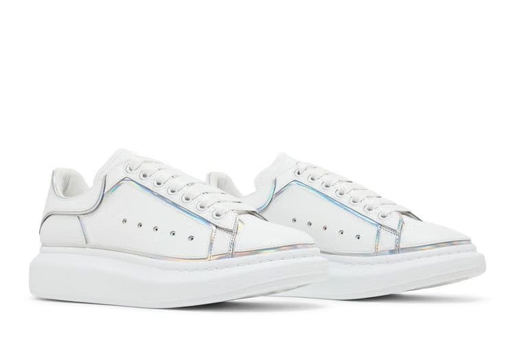 Alexander McQueen Oversized Sneaker White Silver