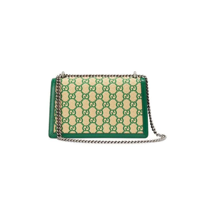 Gucci Dionysus Small Gg Shoulder Bag Natural/Emerald