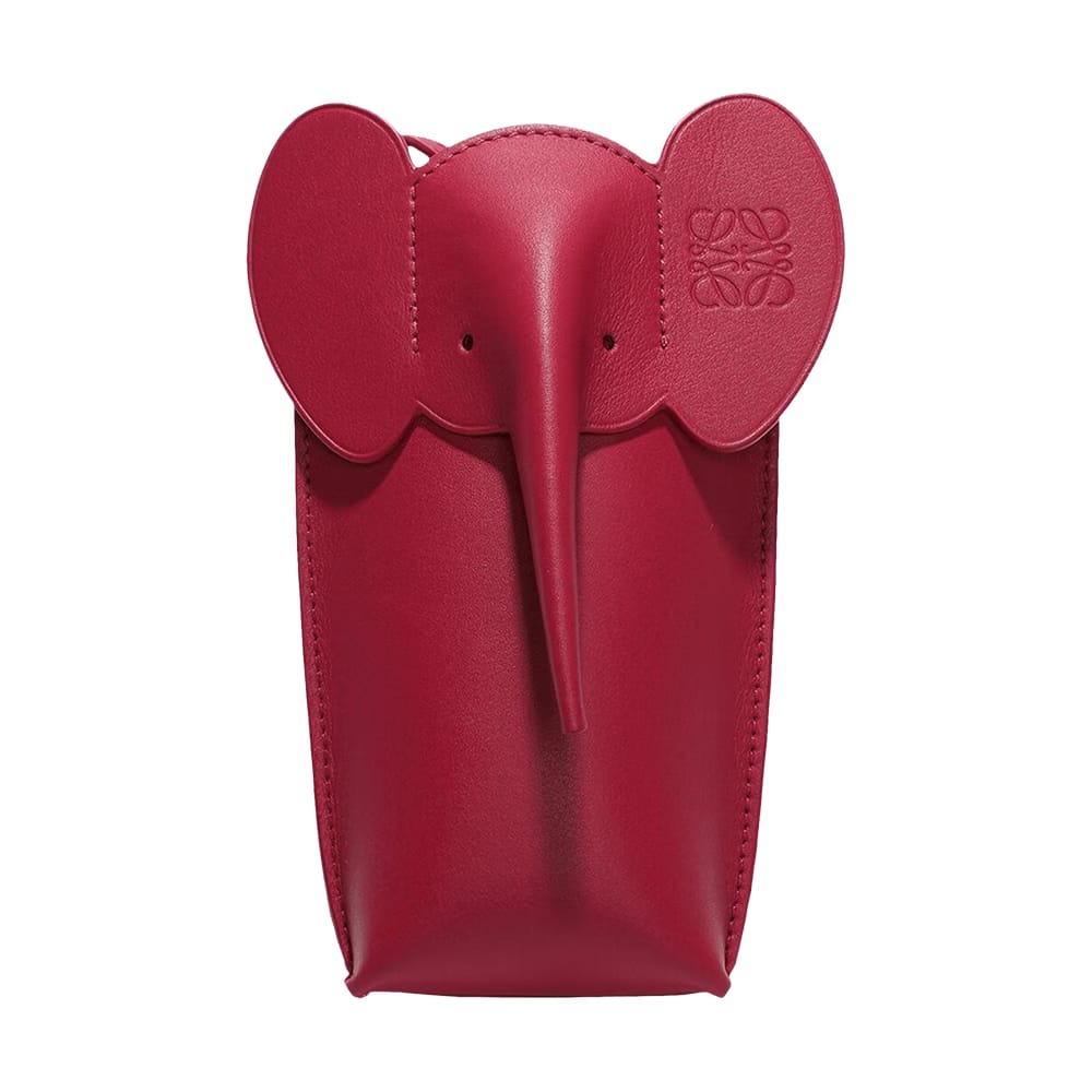 Loewe Elephant Pocket Ruby Red