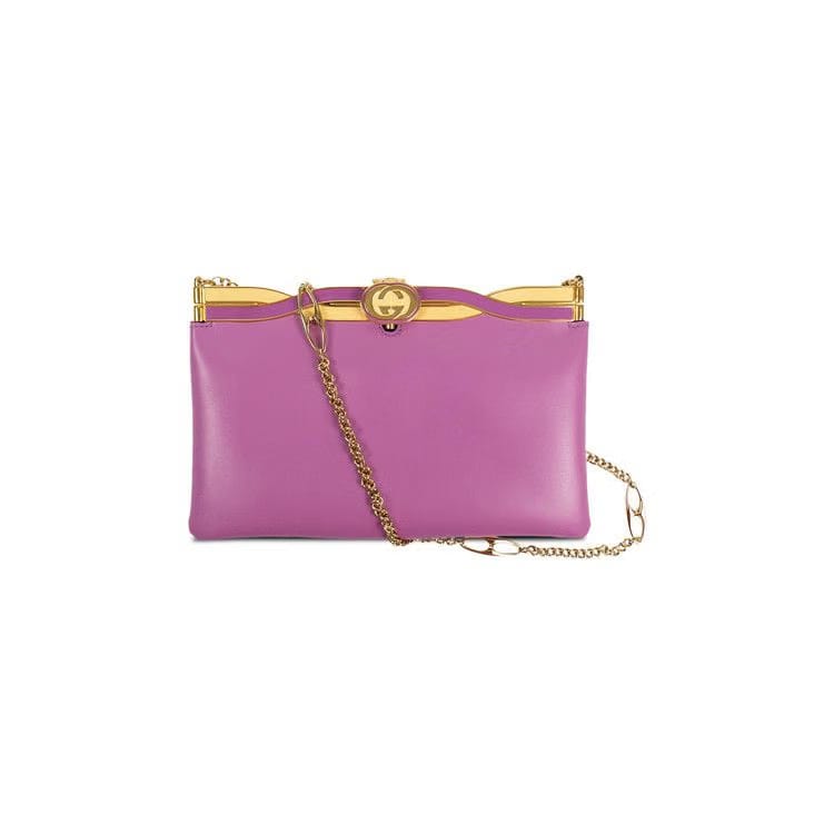 Gucci Broadway Evening Bag Purple
