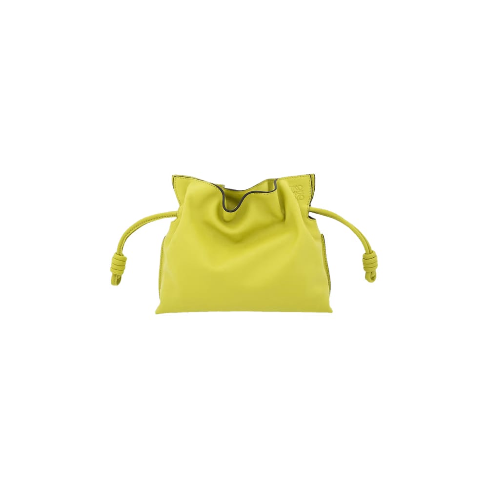 Loewe Flamenco Clutch Mini Bag Lime/Yellow