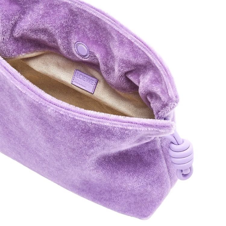 Loewe Flamenco Clutch Bag Light Lilac