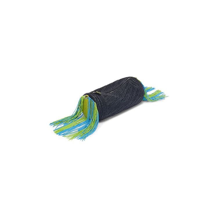 Loewe Bracelet Pouch Black/Meadow Green