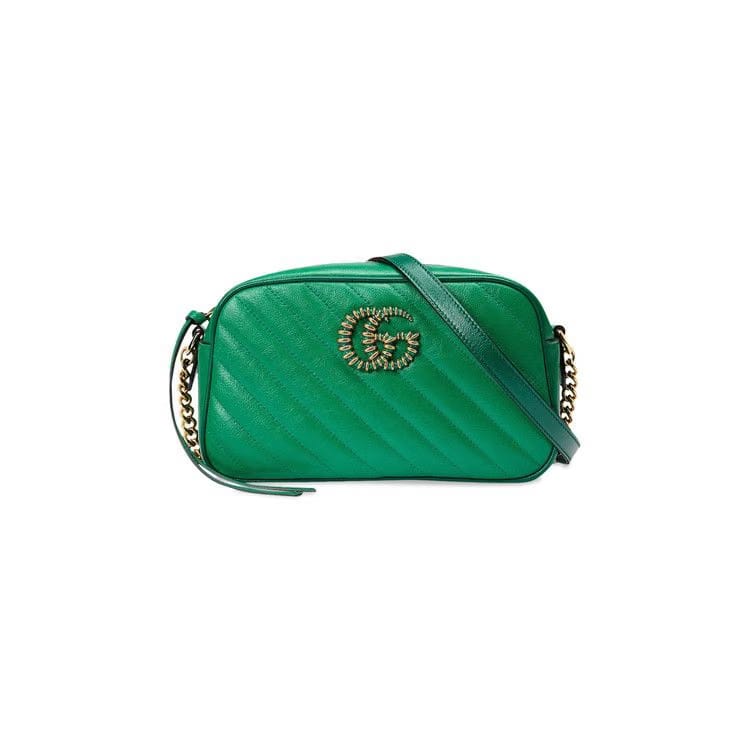 Gucci GG Marmont Small Shoulder Bag Green/Emerald