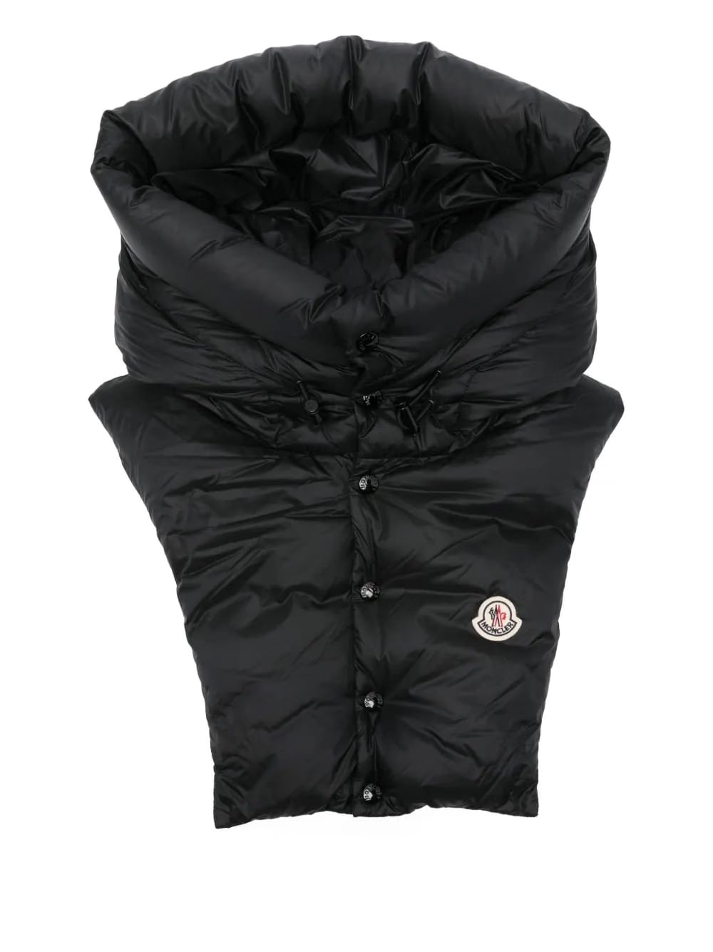 quilted high-neck hood