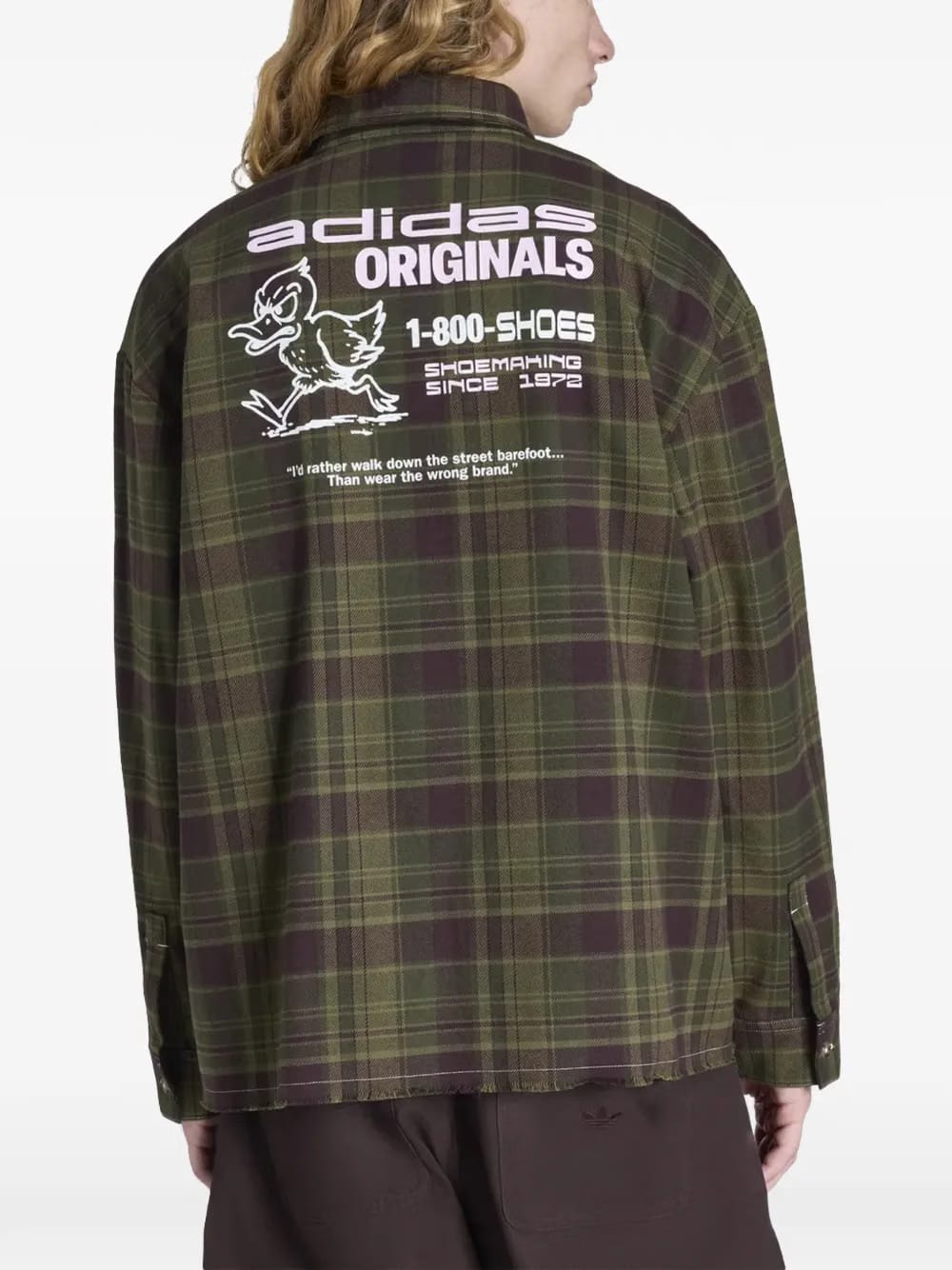 button up check shirt