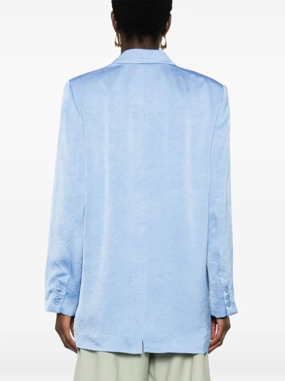 Bertha creased-effect blazer