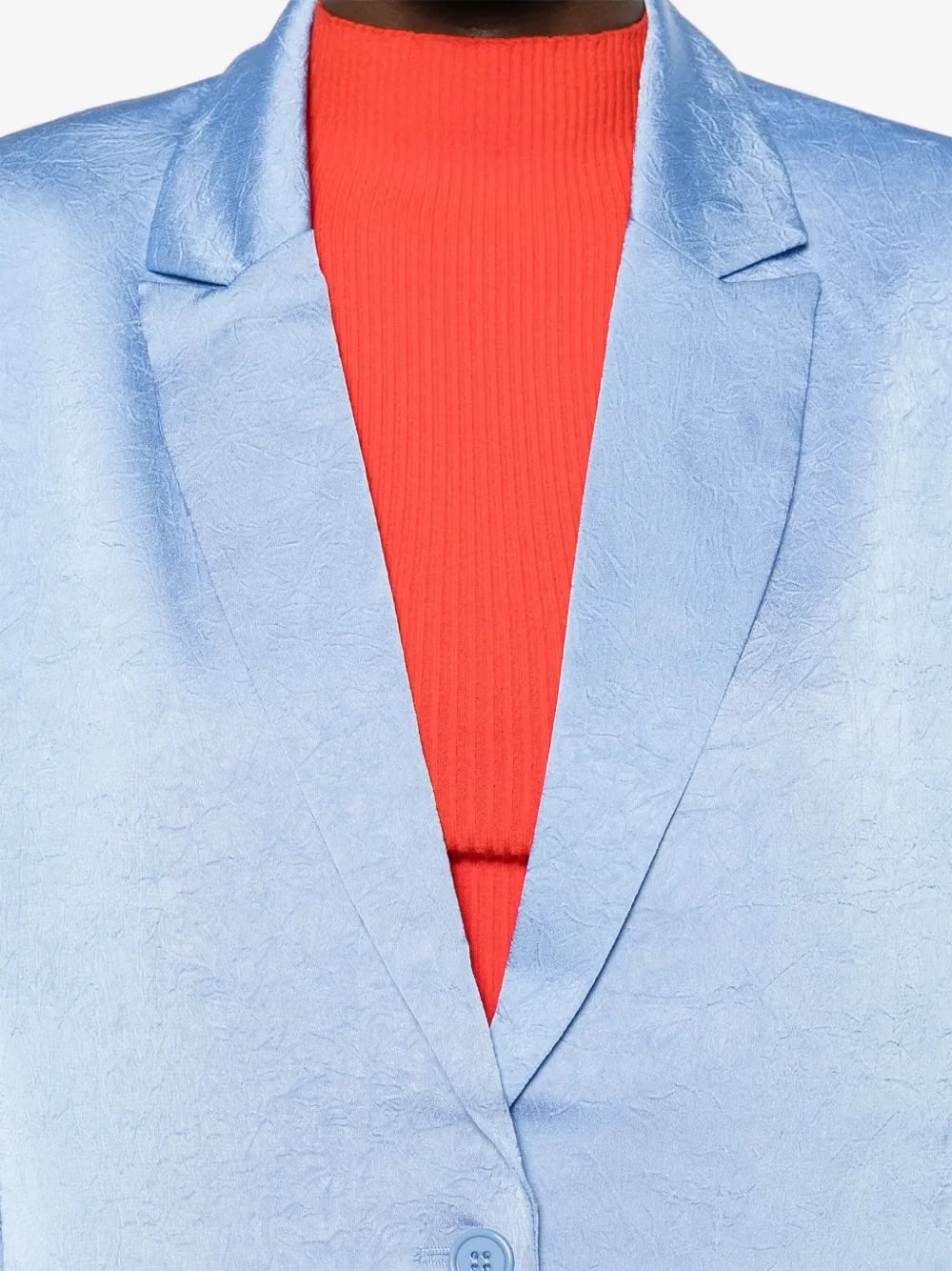Bertha creased-effect blazer