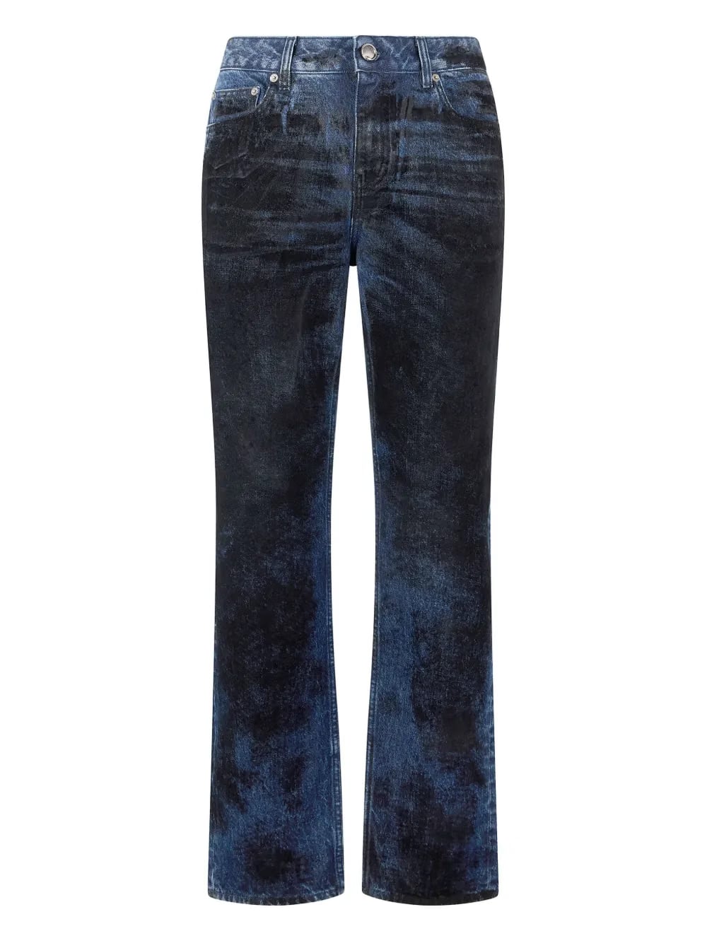 contrast-faded jeans