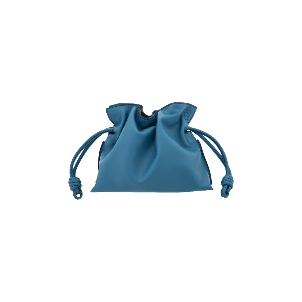 Loewe Flamenco Clutch Mini Bag Lagoon Blue