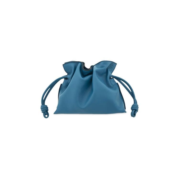 Loewe Flamenco Clutch Mini Bag Lagoon Blue