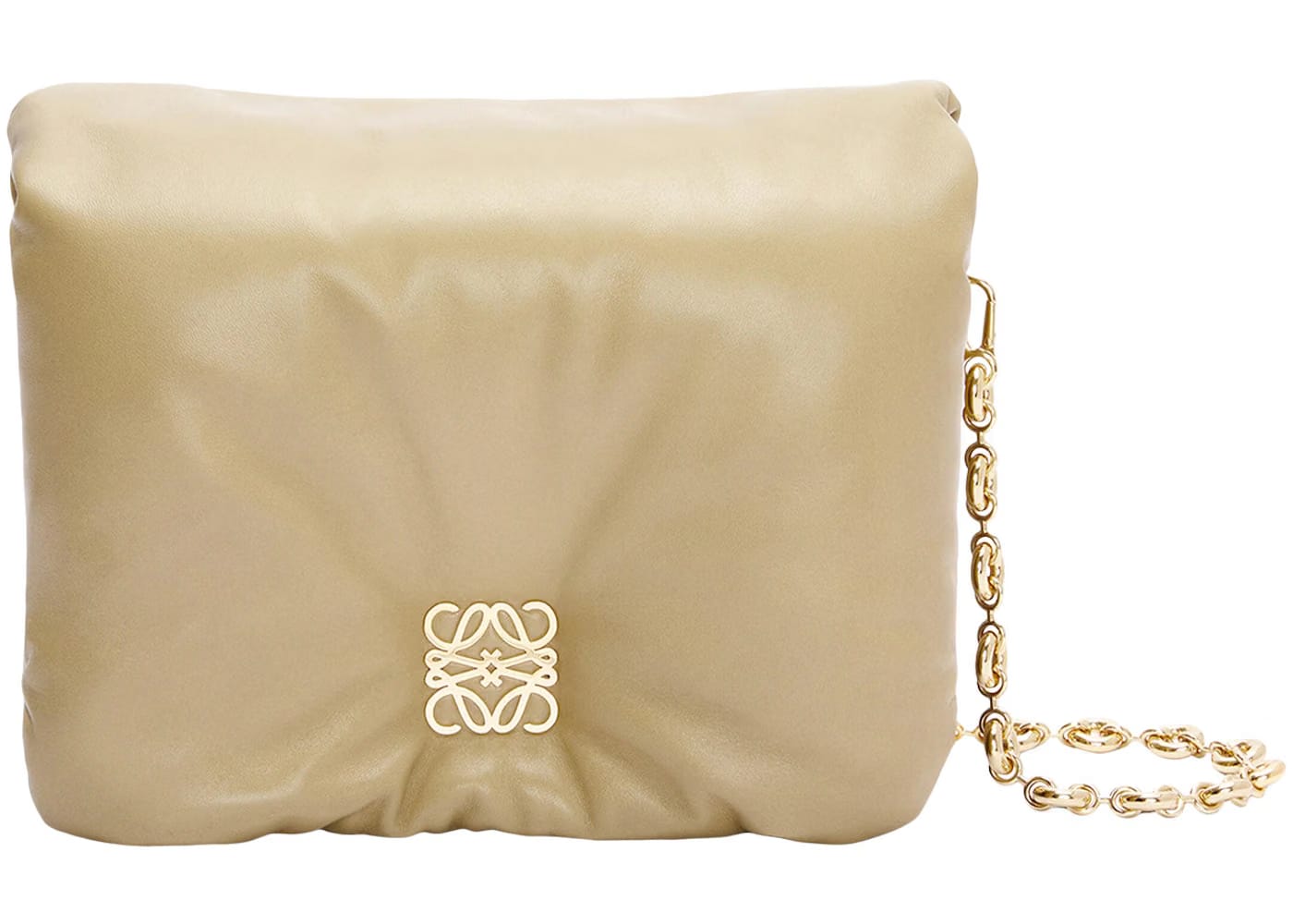 Loewe Goya Puffer Bag Clay Green