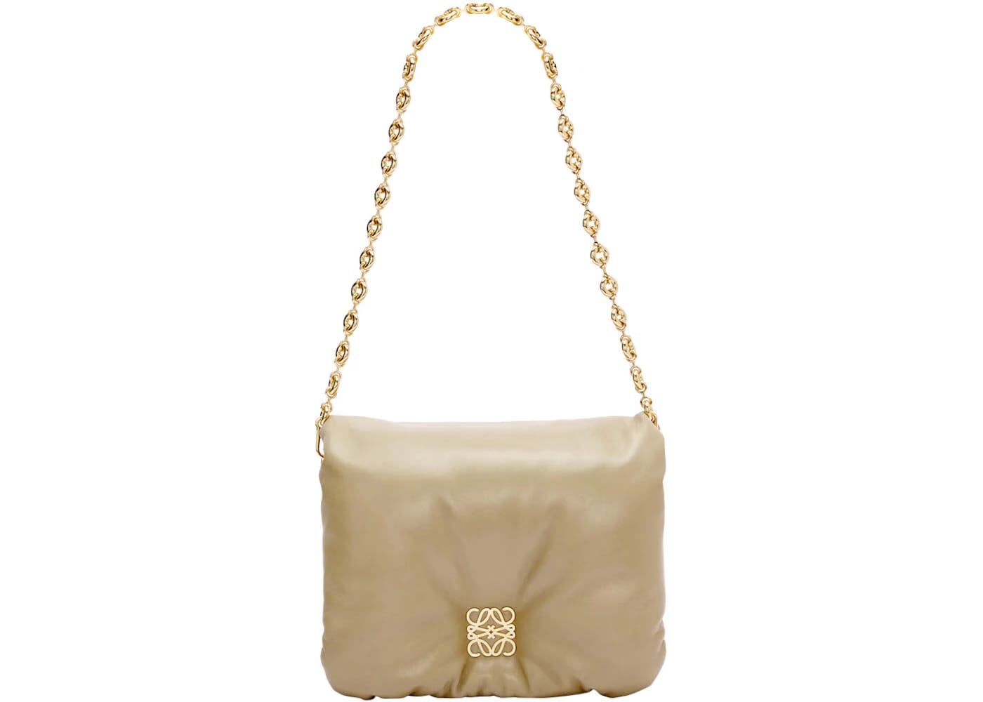 Loewe Goya Puffer Bag Clay Green