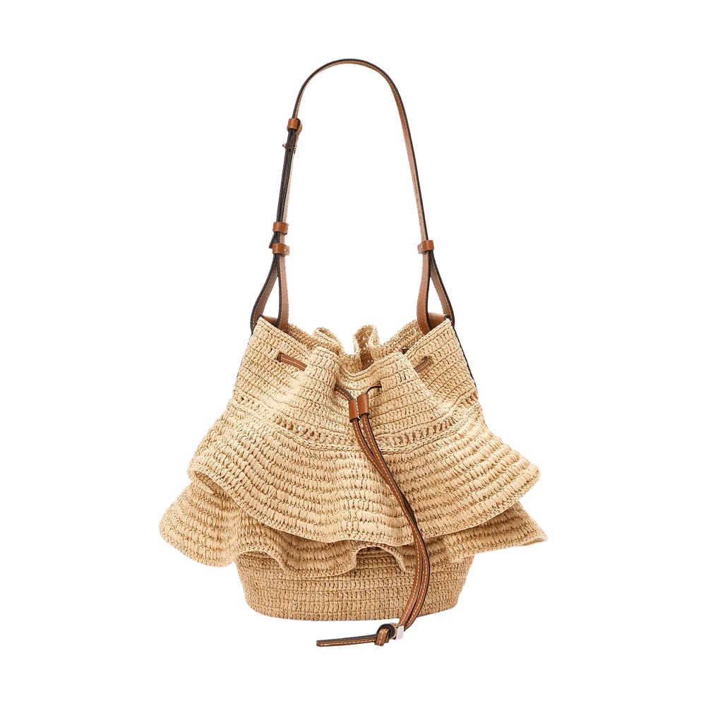 Loewe Balloon Ruffles Bag Natural/Tan