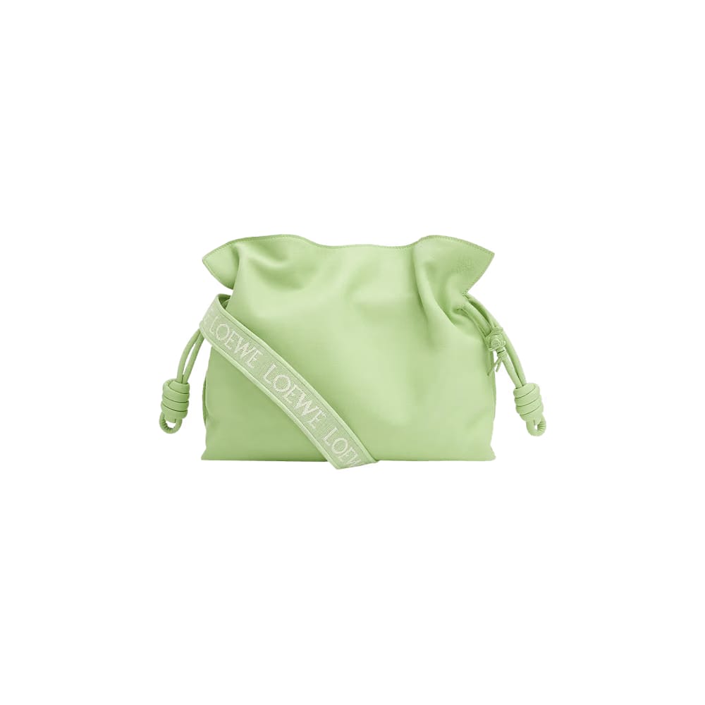 Loewe Flamenco Clutch Monochrome Bag Green Peony