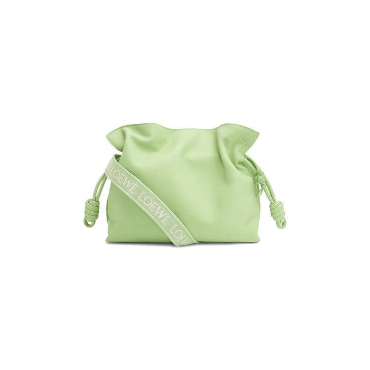 Loewe Flamenco Clutch Monochrome Bag Green Peony