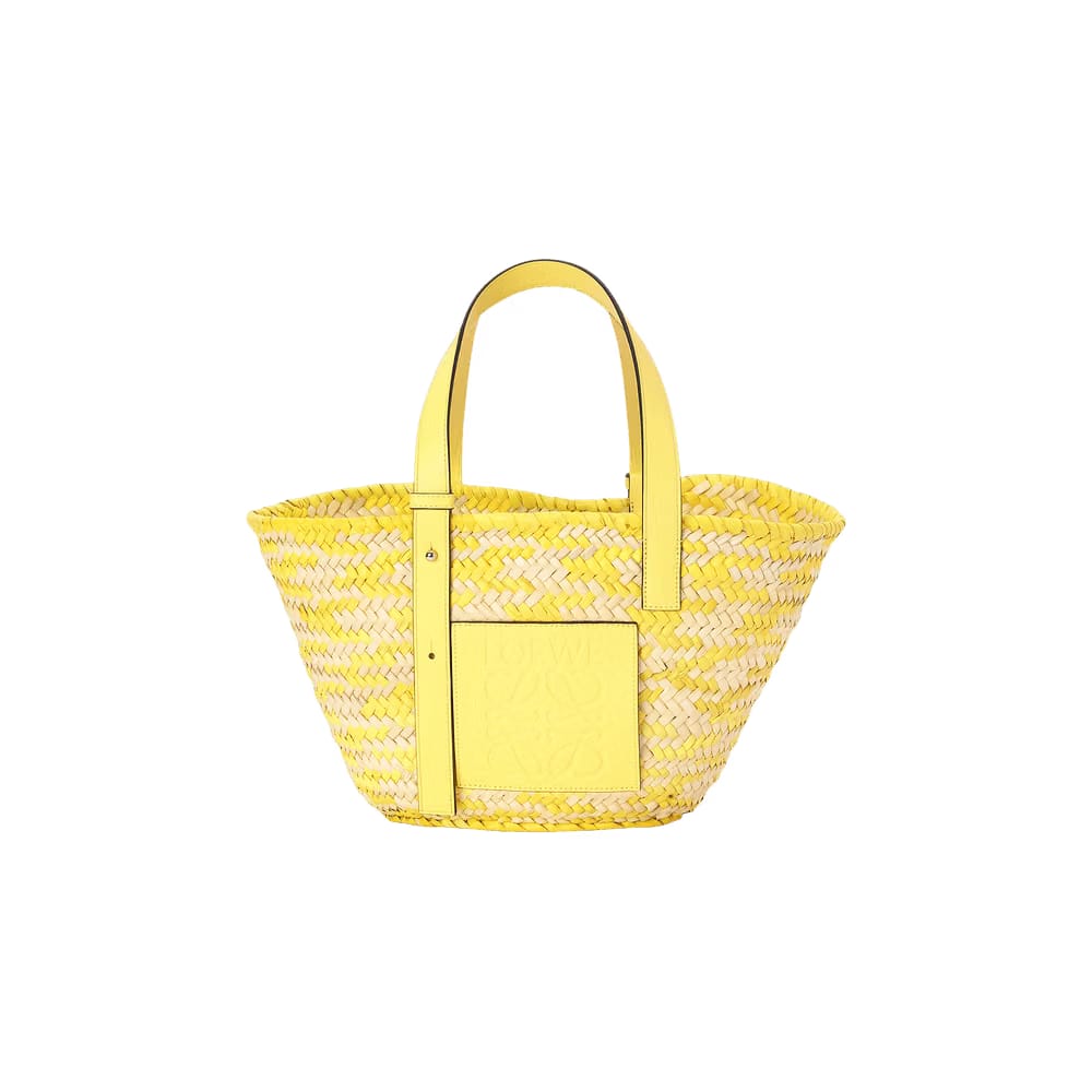 Loewe Basket Confetti Bag Natural/Lemon