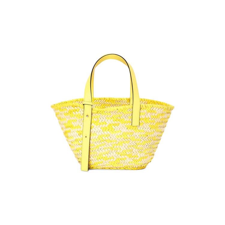 Loewe Basket Confetti Bag Natural/Lemon