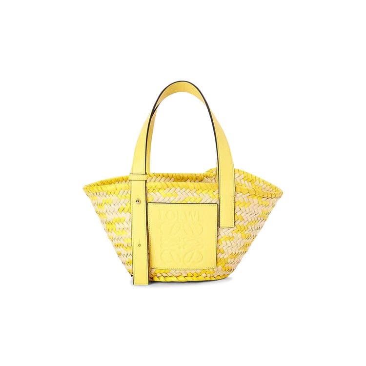 Loewe Basket Confetti Small Bag Natural/Lemon
