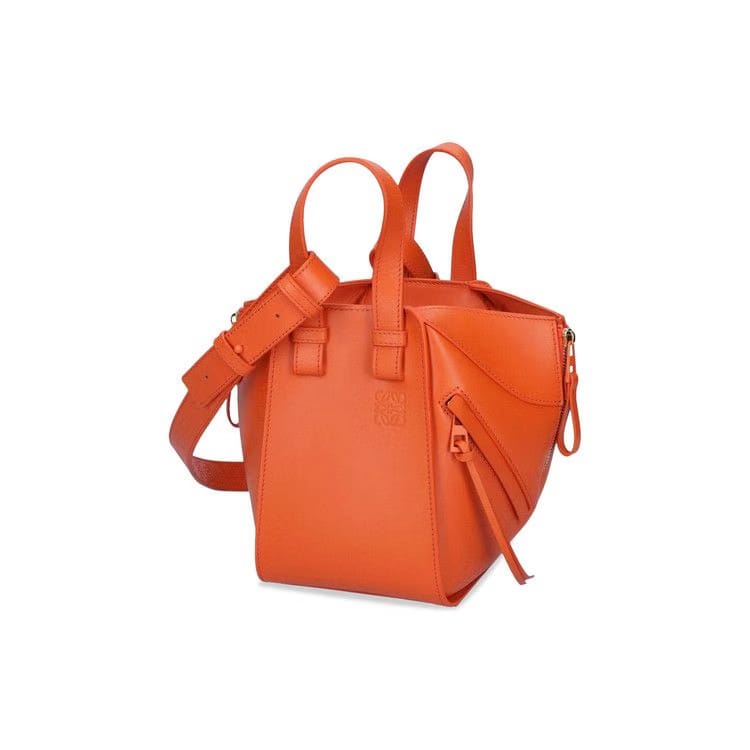 Loewe Hammock Compact Solid Bag Orange