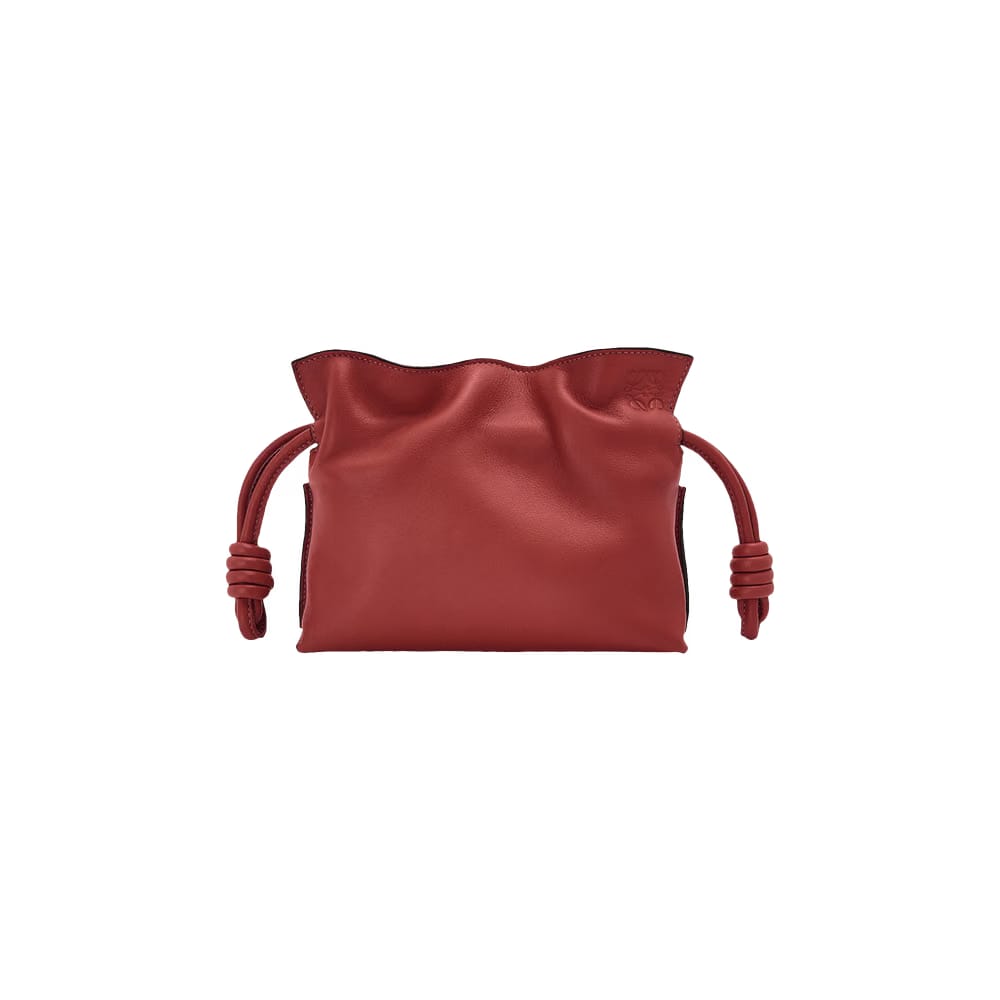 Loewe Flamenco Clutch Nano Burnt Red