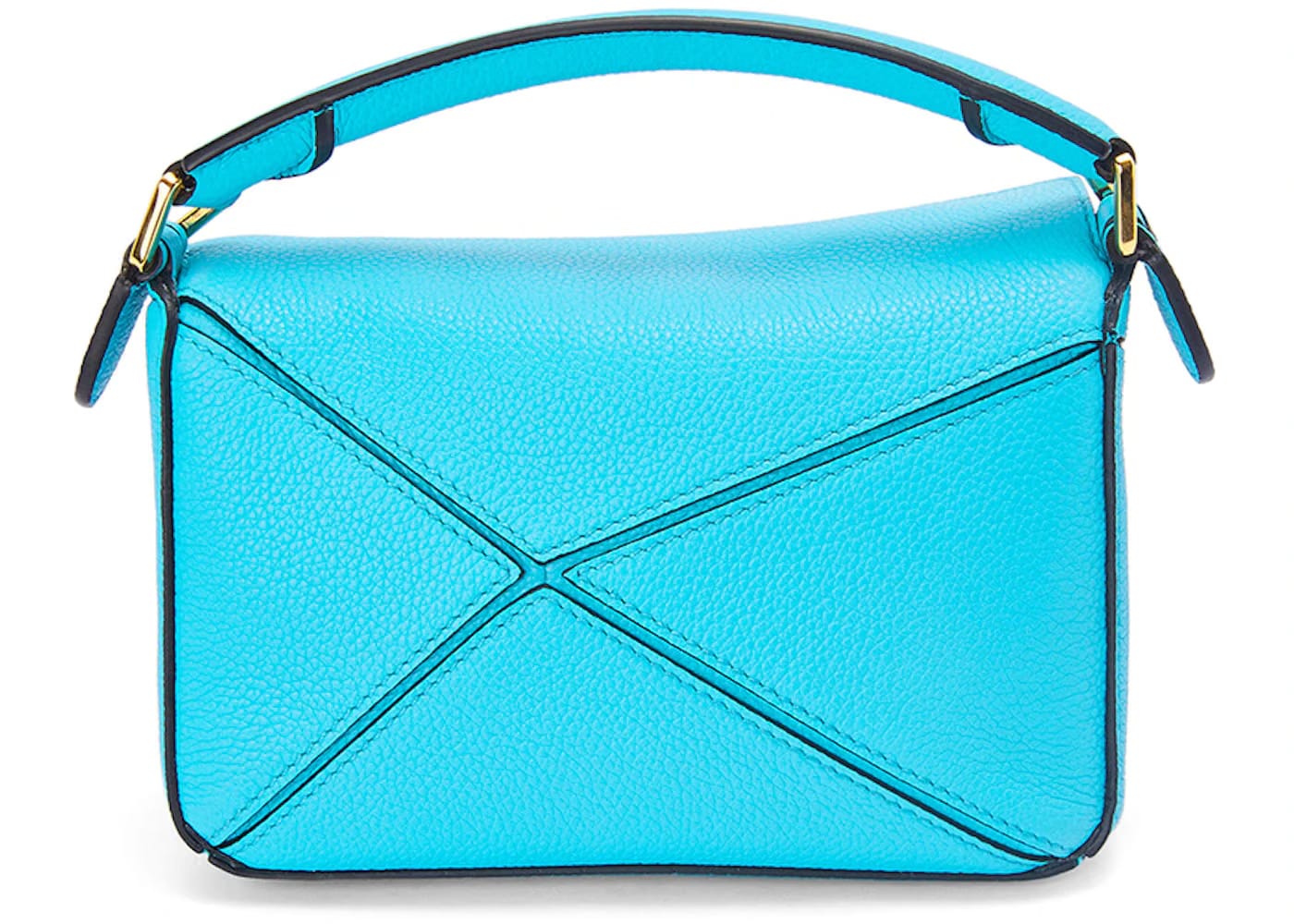 Loewe Puzzle Mini Bag Cyan