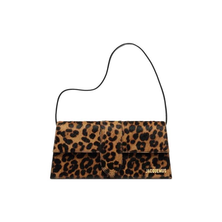Jacquemus Le Bambino Long Leopard Brown