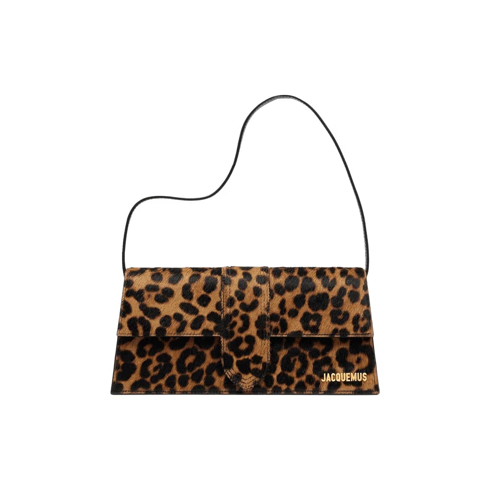 Jacquemus Le Bambino Long Leopard Brown