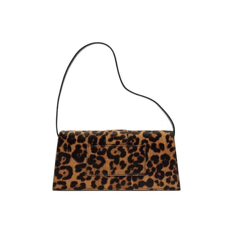 Jacquemus Le Bambino Long Leopard Brown