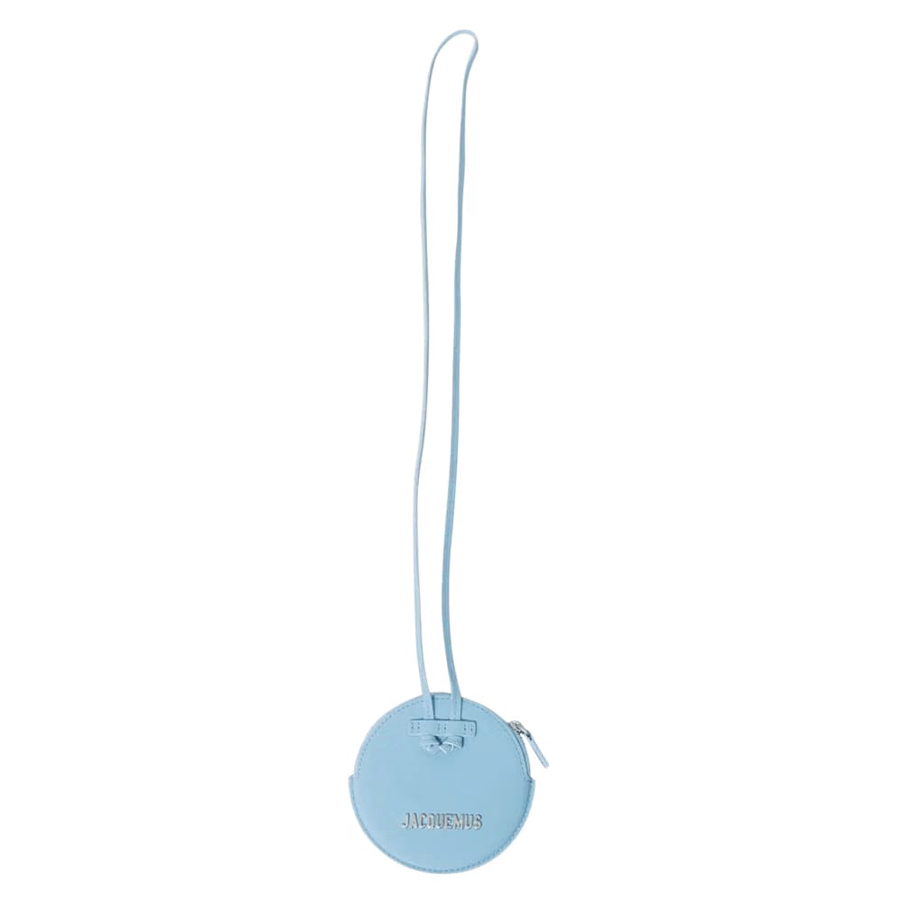 Jacquemus Le Pitchou Circle Neck Pouch Light Blue