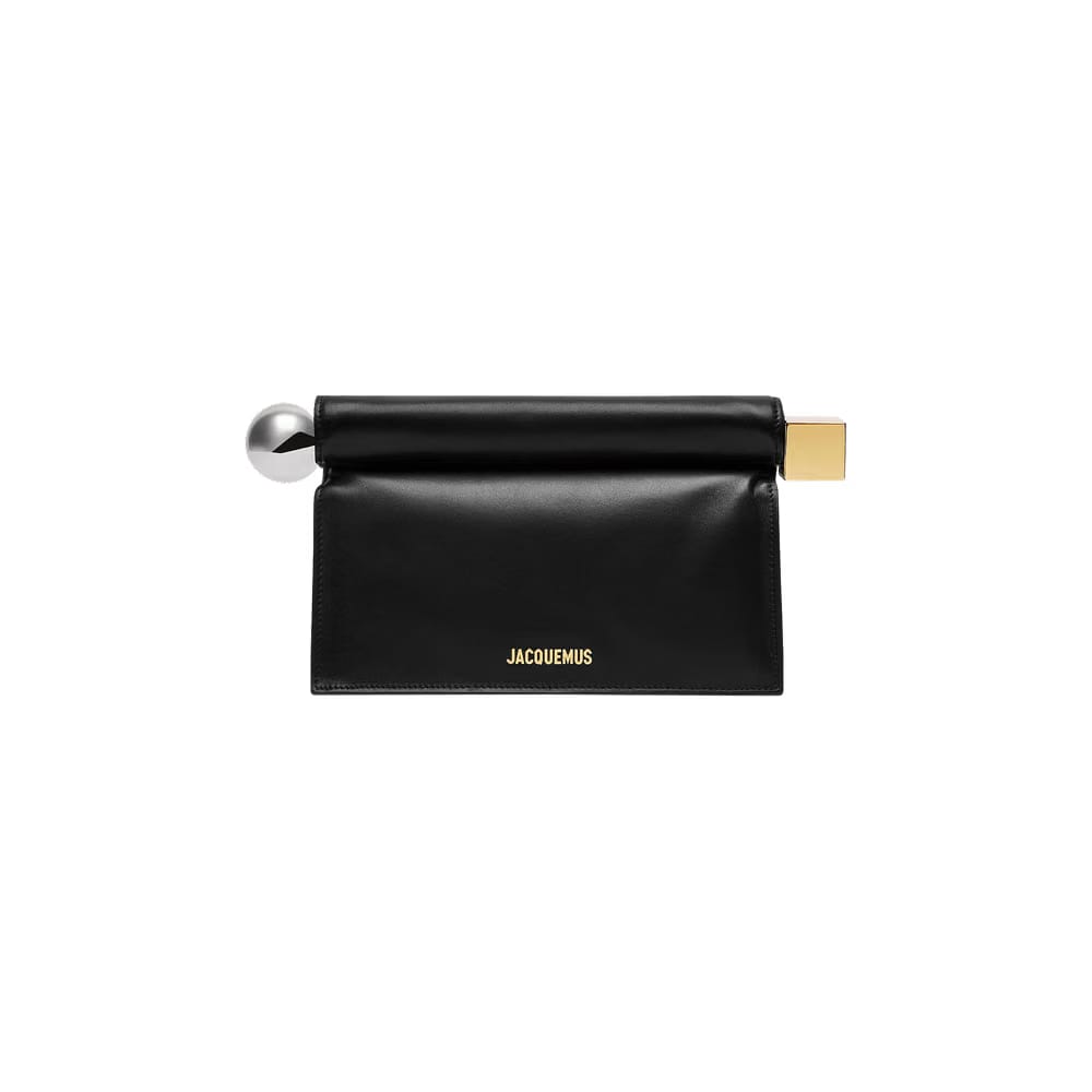 Jacquemus LA Pochette Rond Carre Black