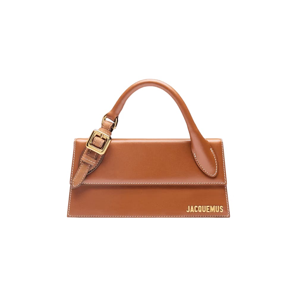 Jacquemus Le Chiquito Long Boucle Light Brown