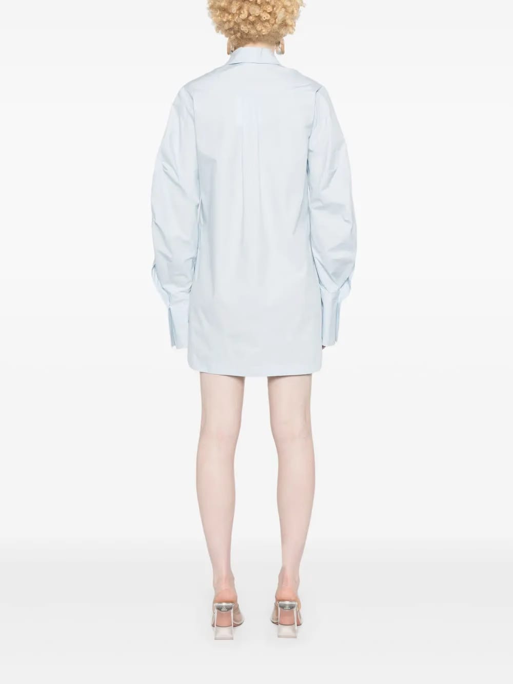 button-fastening shirtdress