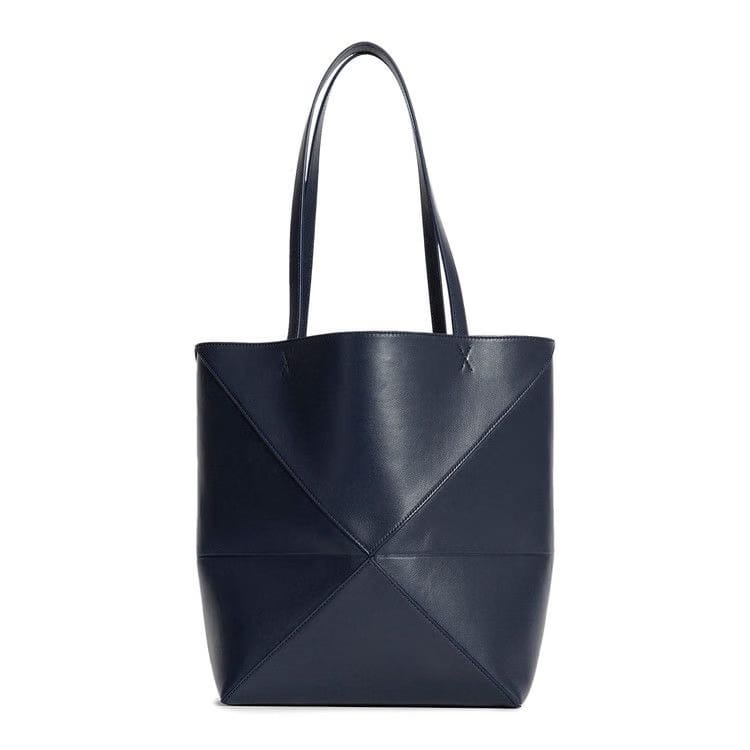 Loewe Puzzle Fold Tote Bag Abyss Blue