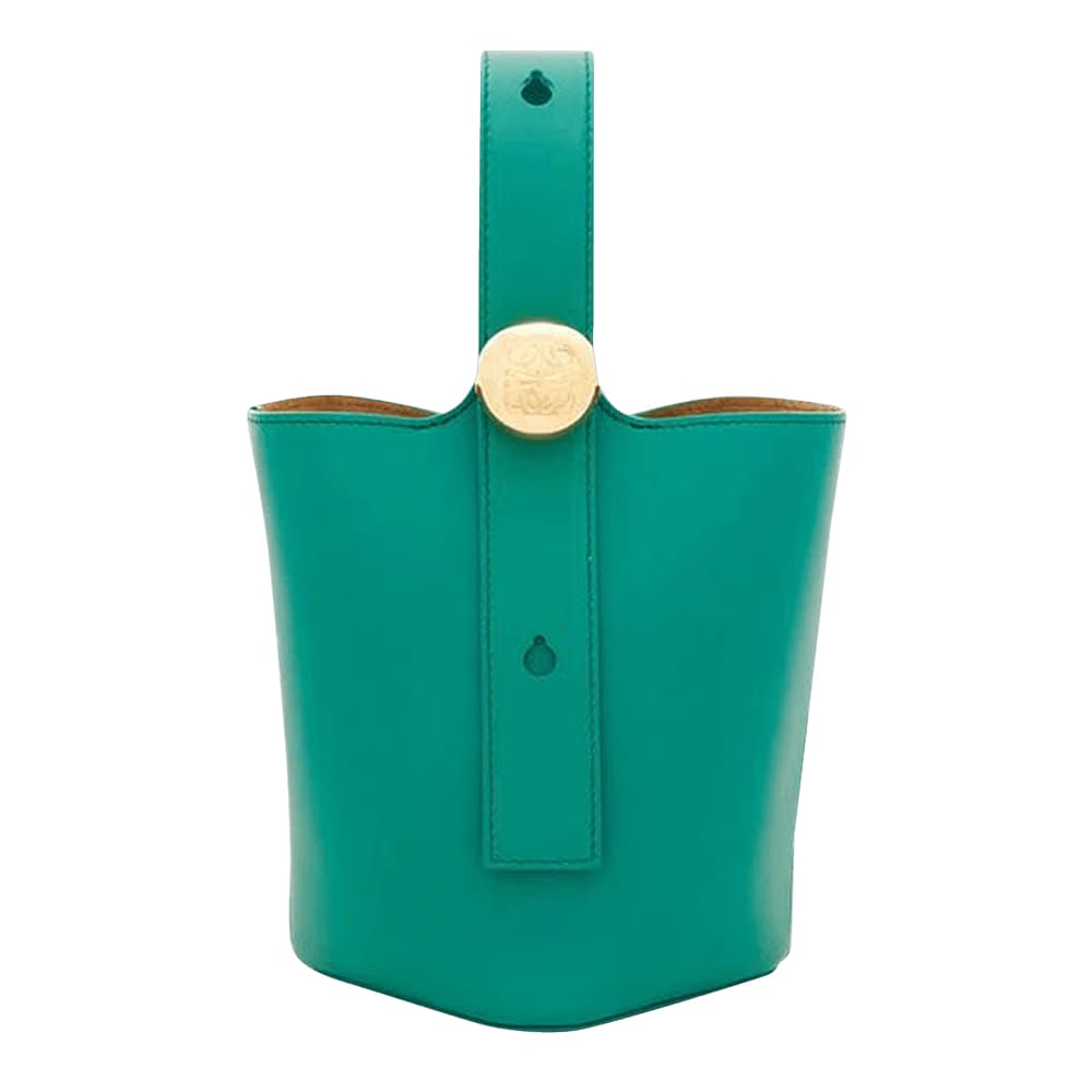 Loewe Pebble Bucket Mini Emerald Green