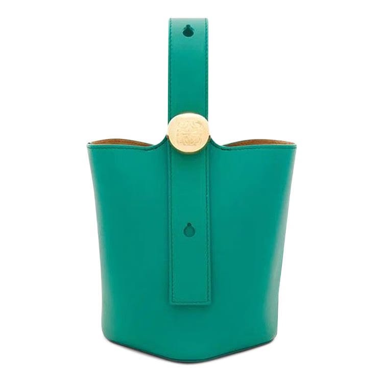 Loewe Pebble Bucket Mini Emerald Green