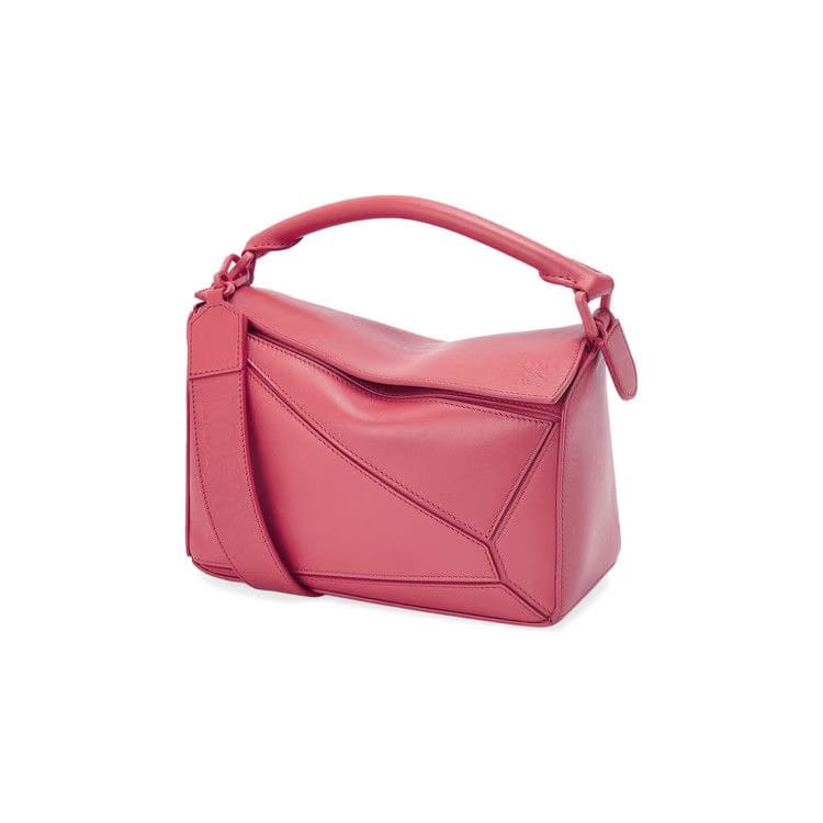 Loewe Puzzle Small Solid Bag Plumrose
