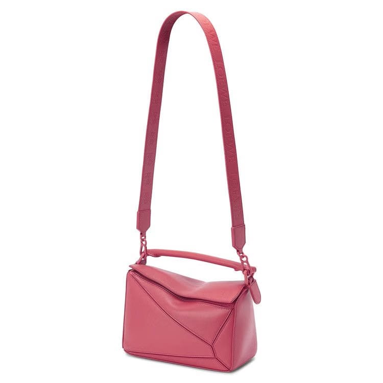 Loewe Puzzle Small Solid Bag Plumrose