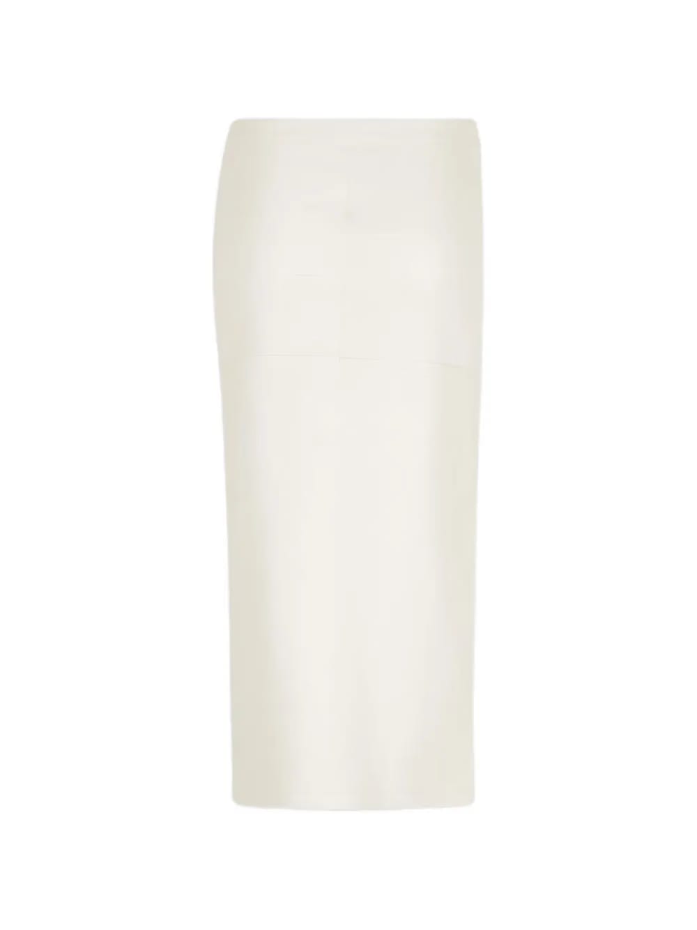 ruffled buttoned midi skirt