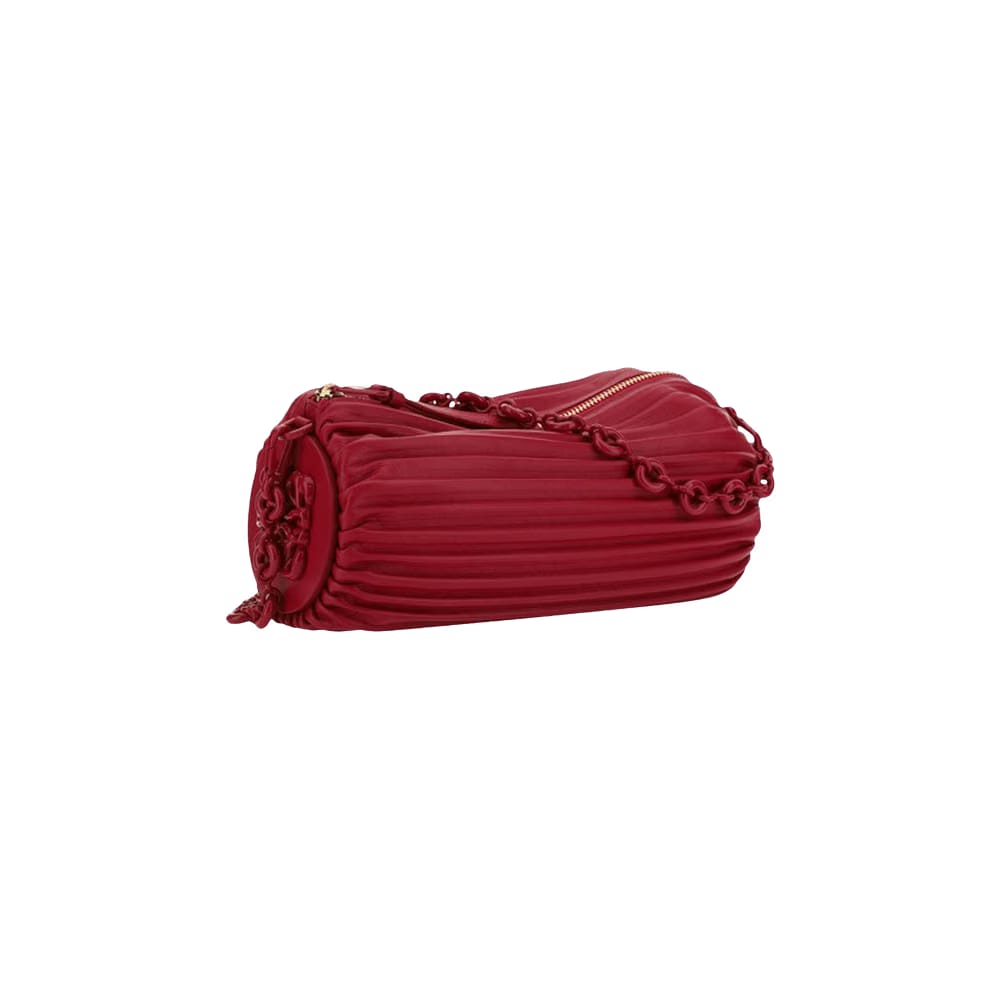 Loewe Bracelet Pouch Monochrome Bag Rouge Blossoms