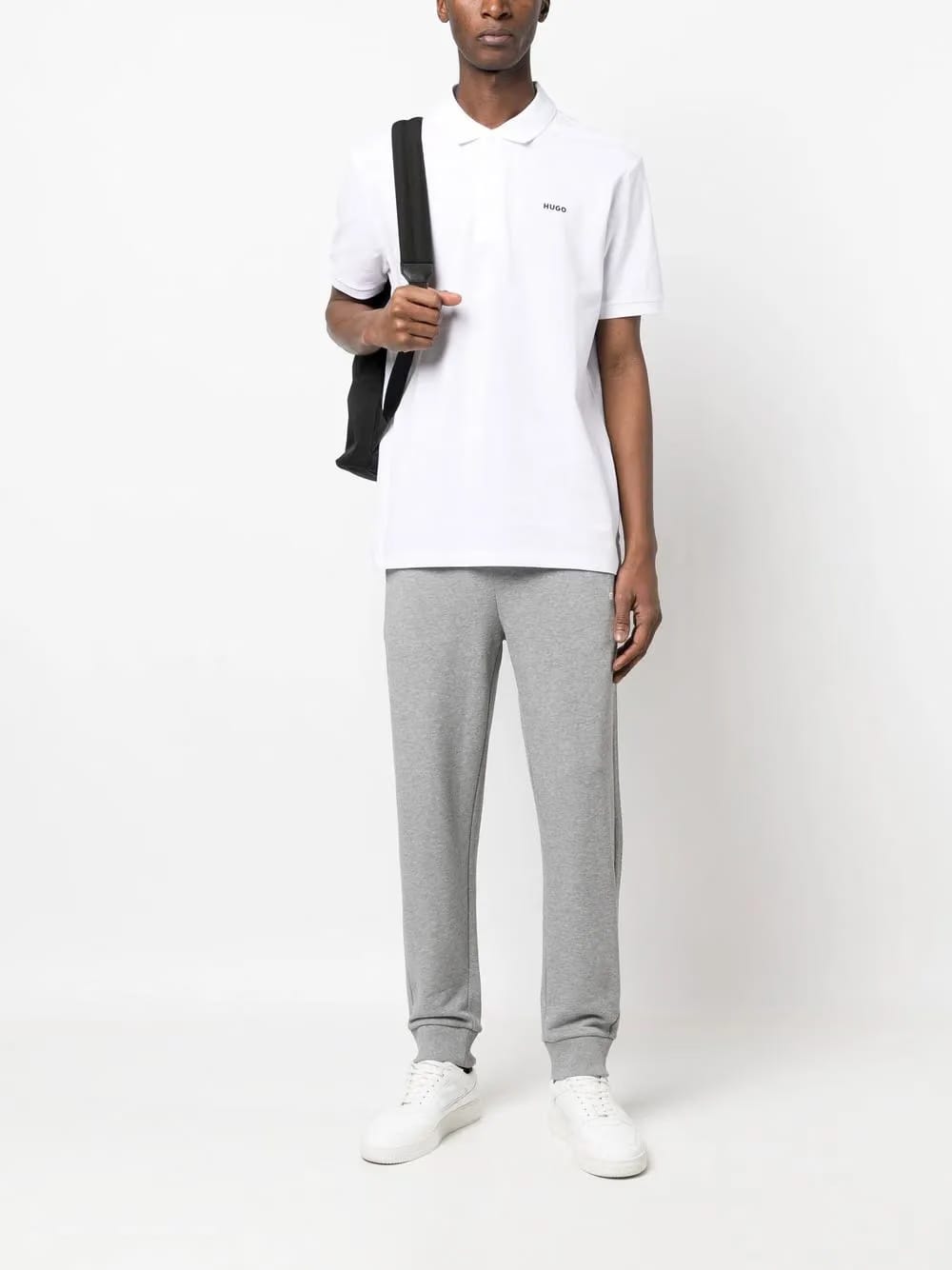 chest logo-print polo shirt