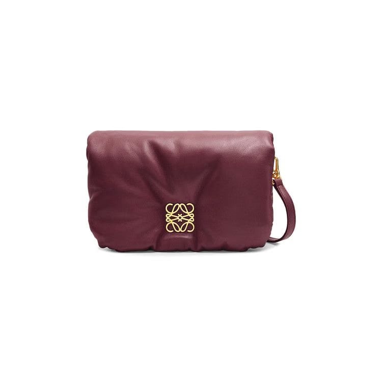 Loewe Goya Puffer Mini Bag Burgundy