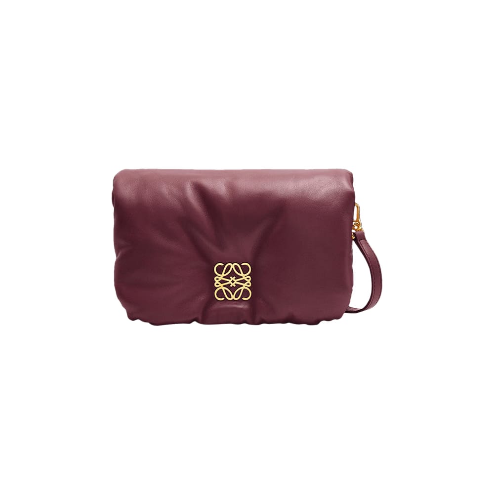 Loewe Goya Puffer Mini Bag Burgundy