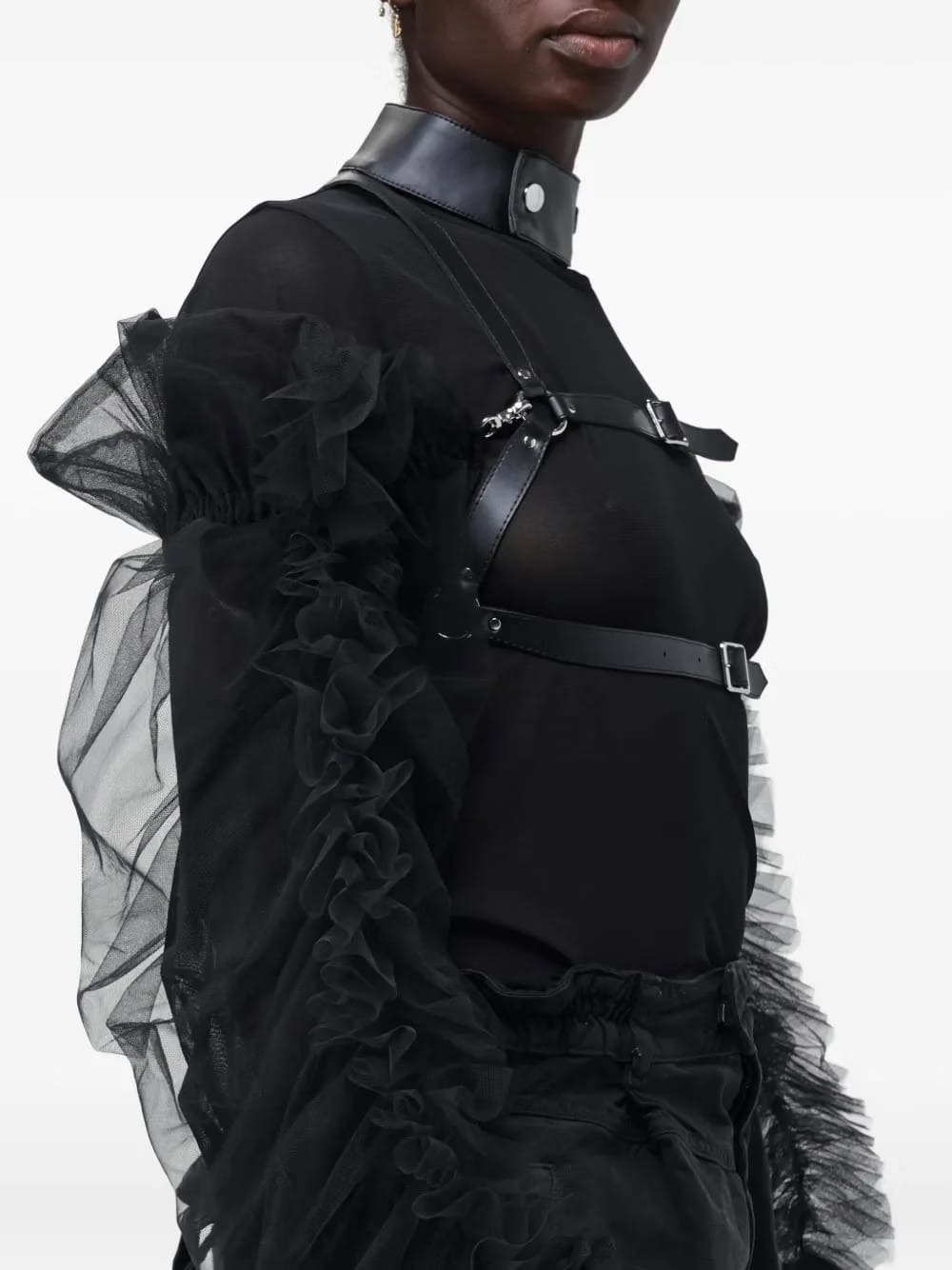 ruffled harness