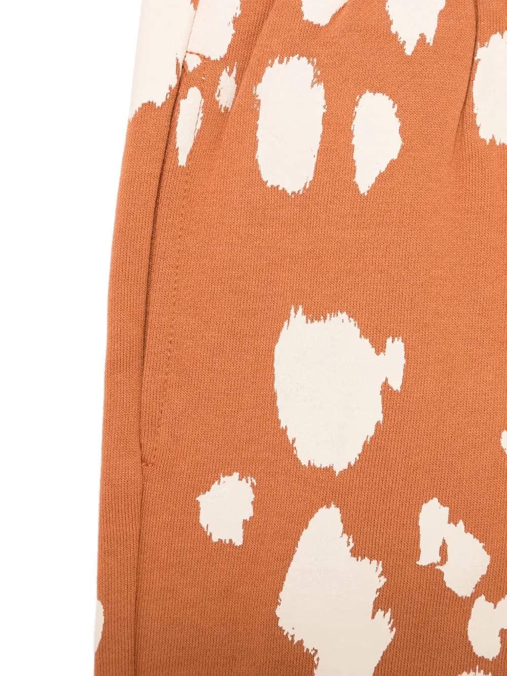 paint splatter-detail track pants