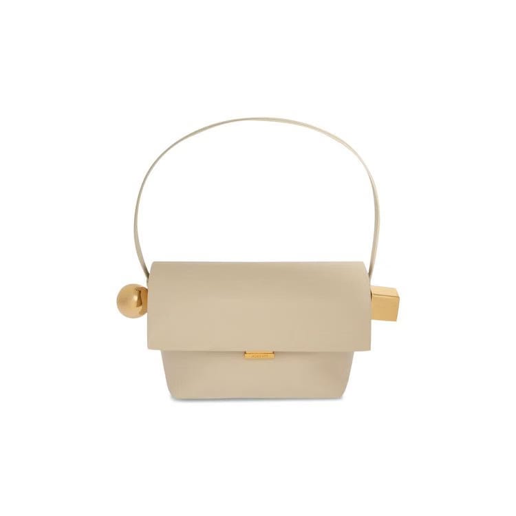 Jacquemus Le Rond Carre Shoulder Bag Light Ivory