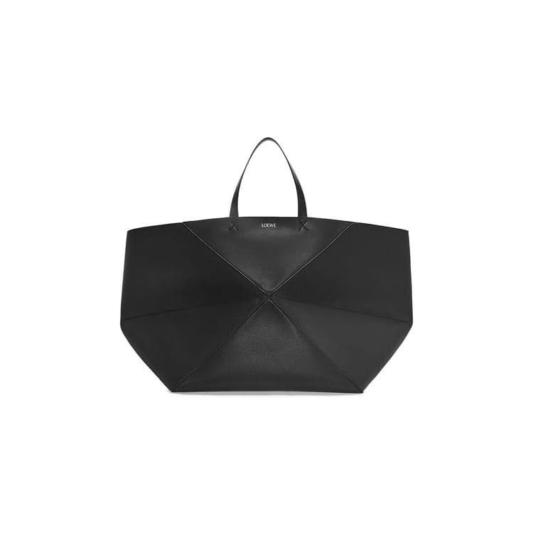 Loewe XXL Puzzle Fold Tote Bag Black