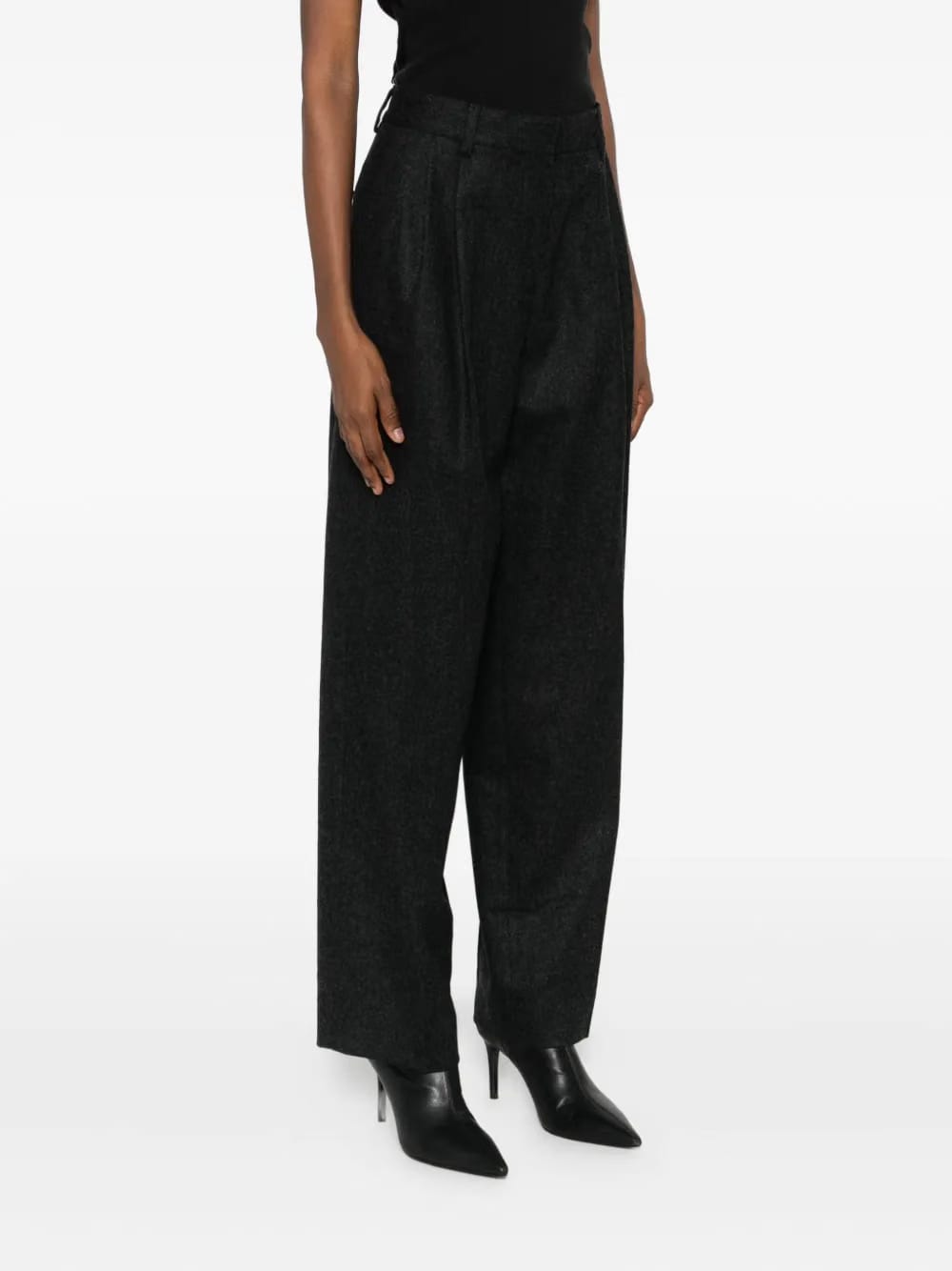 double-pleat pants