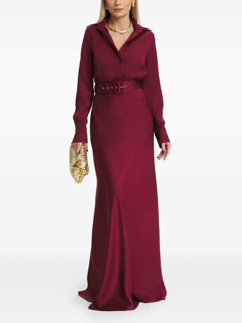 Kate belted maxi dress